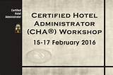 Pictures of Certified Hotel Administrator Certification