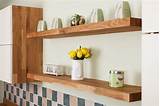 Pictures of Floating Shelves Kitchen Wood