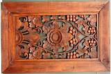 Pictures of Balinese Carved Wood Panels