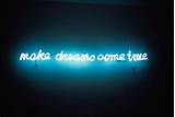 Quotes In Neon Lights Images