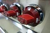 Images of Gas Range With Red Knobs
