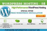 Photos of Free Wordpress Hosting No Ads