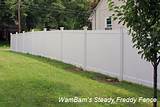 Installing Vinyl Fencing On A Slope Photos