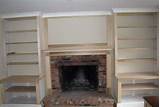 Pictures Of Built In Shelves Around Fireplace Pictures