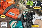Images of Electric Or Gas Chainsaw