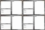 Photos of Game Cards Template
