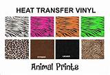 Zebra Heat Transfer Vinyl Images