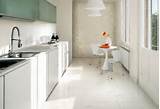 Kitchen With White Tile Floor Pictures