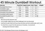 Pictures of Workout Routine Dumbbells