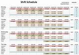 Images of Create Shift Schedule