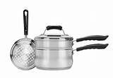 Pictures of 4 Quart Double Boiler Stainless Steel