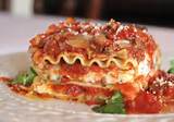 Pictures of Homemade Lasagna Italian Recipe