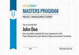 Images of Masters Certificate In Project Management