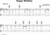 Happy Birthday Guitar Chord Photos