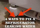 Frigidaire Refrigerator Water Dispenser Leaking