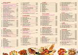 Perfect Chinese Restaurant Menu Pictures