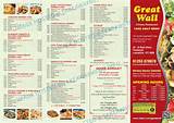 Photos of Chinese Food Menu Great Wall