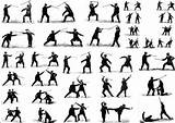 Pictures of Victorian Fighting Styles