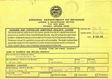 Arizona Tax License Number