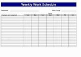 Pictures of Blank Schedule Maker