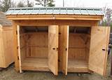 Photos of Garbage Pail Storage Sheds