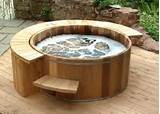 Pictures of Wooden Round Jacuzzi Spa Hot Tub