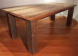 Pictures of Old Barn Wood Dining Room Tables