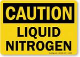 Nitrogen Gas Warning Signs Pictures