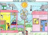 Paintings On Save Electricity Images