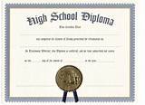 Photos of High School Graduation Diploma