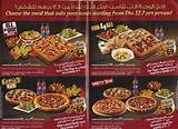Pizza Hut Take Out Menu Pictures