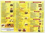 Images of Chinese Restaurant Menu Uk