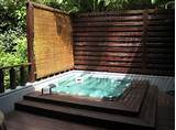 Pictures of Outdoor Jacuzzis