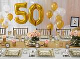 Decorating For 50th Anniversary Party Images