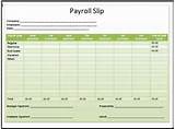Payroll Check Excel Template Photos