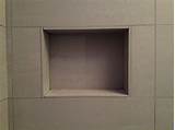 How To Build Recessed Shelf In Shower