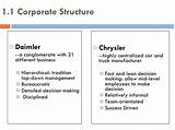 Chrysler Management Structure