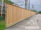 Wood Fence Steel Posts Images