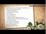 The Olive Garden Salad Dressing Recipe Pictures