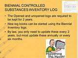Photos of Controlled Substance Inventory Log Download