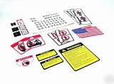 Photos of Universal Forklift Safety Decal Kit