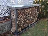 Outdoor Firewood Rack With Roof Photos
