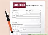 Kohls Credit Card Application Gross Income Photos