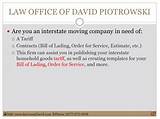 Photos of Moving Company Bill Of Lading Template