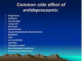 Antidepressants Common Side Effects Pictures