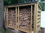 Outdoor Firewood Rack With Roof