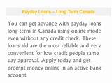 Long Term Payday Loans Bad Credit Pictures