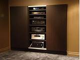 In Wall Home Theater Rack Photos