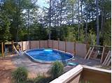 Cost To Install A Semi Inground Pool Images