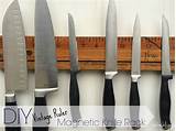 Free Standing Magnetic Knife Rack Images